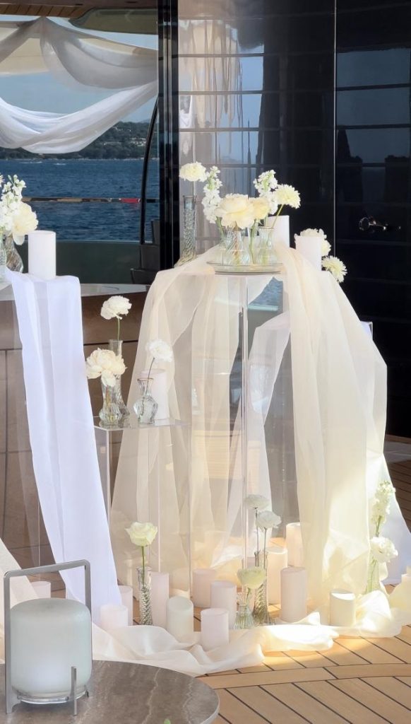 The impact of flowers on Yacht Events